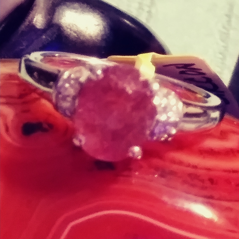 NWT- RICH TANZANIAN *NATRONITE*,ZIRCON/STERLING.. SZ.6